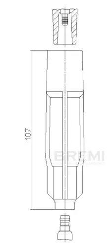 BREMI Plug, spark plug (13343/2)
