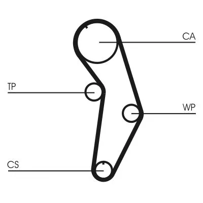 CONTINENTAL CTAM Timing Belt (CT908)