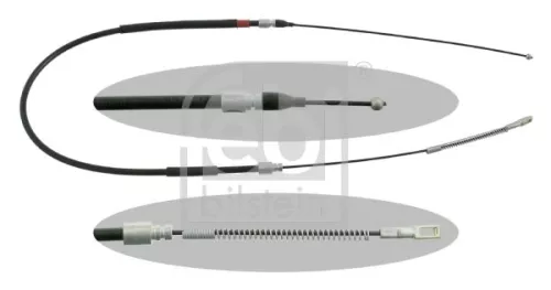 FEBI BILSTEIN 1x Cable Pull, parking brake (01657)