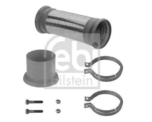 1x Mounting Kit, exhaust pipe