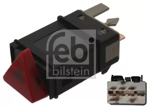 FEBI BILSTEIN 1x Hazard Warning Light Switch (44393)