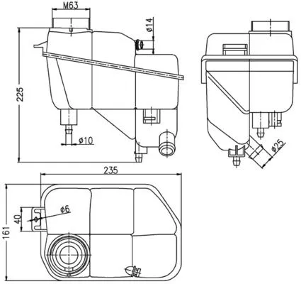 Expansion Tank, coolant