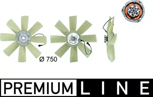 MAHLE Fan, engine cooling (CFF 441 000P)