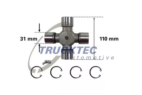 TRUCKTEC AUTOMOTIVE Joint, propshaft (01.34.038)