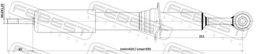 FEBEST Shock Absorber (01110-008F)