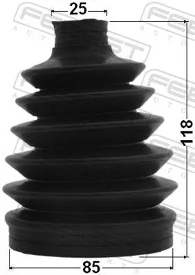 FEBEST Bellow Kit, drive shaft (0117P-GRX125)