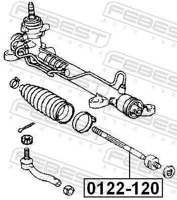 FEBEST Inner Tie Rod (0122-120)