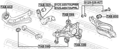 FEBEST Camber Correction Screw (0129-026-KIT)
