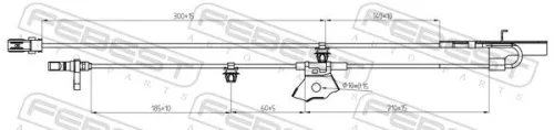 FEBEST Sensor, wheel speed (01606-008)