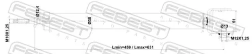 FEBEST Shock Absorber (02110-008R)