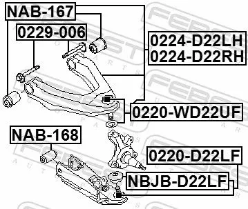 FEBEST Camber Correction Screw (0229-006)