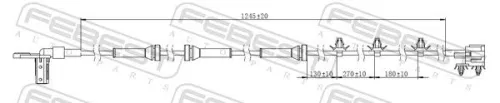 FEBEST Sensor, wheel speed (02606-008)