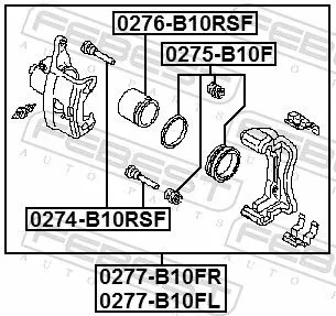 FEBEST Brake Caliper (0277-B10FR)