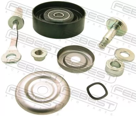 FEBEST Tensioner Pulley, V-ribbed belt (0287-J31)