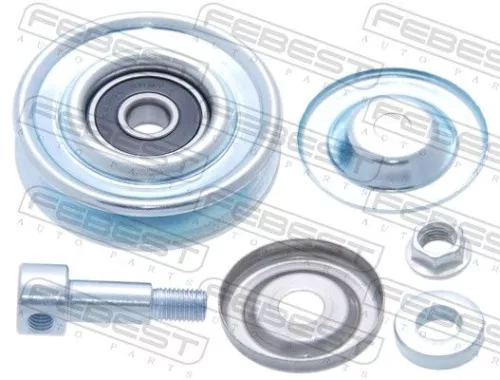 FEBEST Tensioner Pulley, V-ribbed belt (0287-P12)