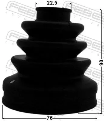 FEBEST Bellow Kit, drive shaft (0315-CU2)