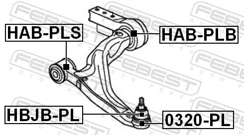 FEBEST Ball Joint (0320-PL)