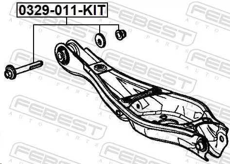 FEBEST Camber Correction Screw (0329-011-KIT)