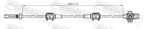 FEBEST Sensor, wheel speed (03606-005)