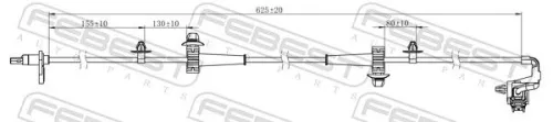 FEBEST Sensor, wheel speed (03606-010)