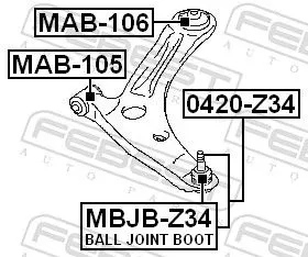 FEBEST Ball Joint (0420-Z34)