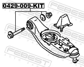 FEBEST Camber Correction Screw Set (0429-009-KIT)