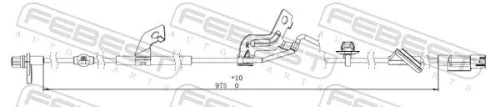 FEBEST Sensor, wheel speed (04606-006)