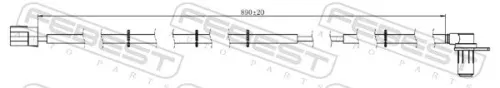 FEBEST Sensor, wheel speed (04606-009)