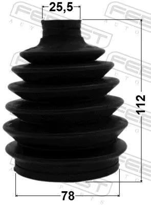 FEBEST Bellow Kit, drive shaft (0517P-GHMT)