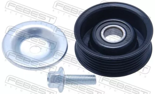 FEBEST Tensioner Pulley, V-ribbed belt (0587-DE)