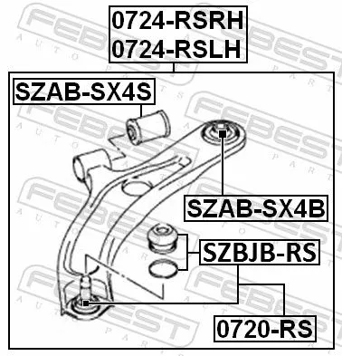 FEBEST Ball Joint (0720-RS)