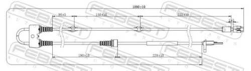 FEBEST Sensor, wheel speed (07606-001)