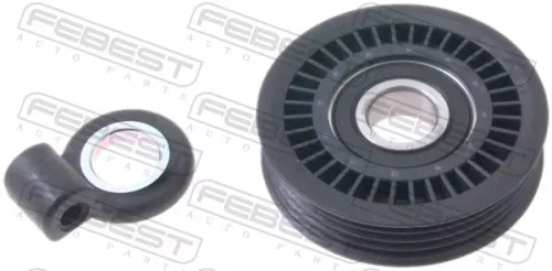 FEBEST Tensioner Pulley, V-ribbed belt (0887-B13)