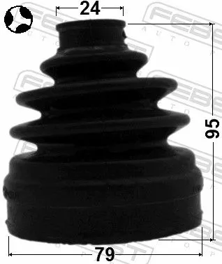 FEBEST Bellow, drive shaft (1215-TUC20MTT)