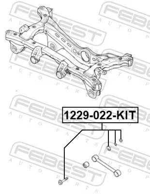 FEBEST Camber Correction Screw Set (1229-022-KIT)