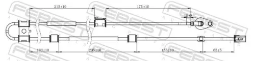 FEBEST Sensor, wheel speed (12606-011)