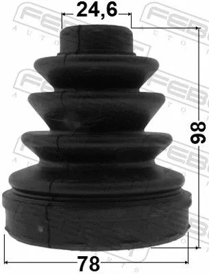 FEBEST Bellow Kit, drive shaft (1415-ACT)