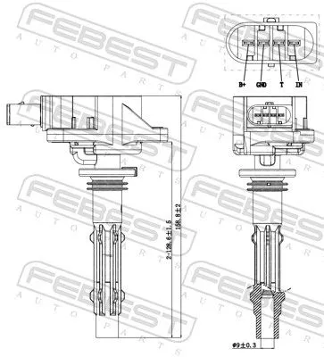 FEBEST Ignition Coil (16640-003)