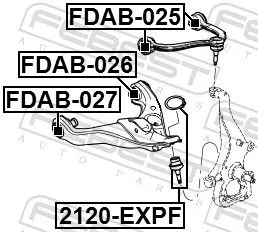 FEBEST Ball Joint (2120-EXPF)