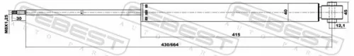 FEBEST Shock Absorber (21446690R)