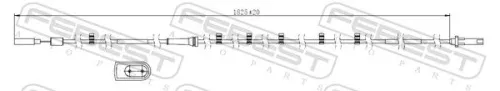 FEBEST Sensor, wheel speed (21606-005)