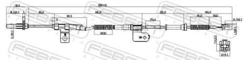 FEBEST Sensor, wheel speed (22606-002)