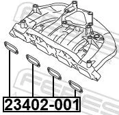 FEBEST Gasket, intake manifold (23402-001)