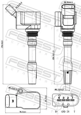 FEBEST Ignition Coil (23640-005)