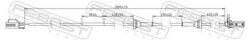 FEBEST Sensor, wheel speed (27606-002)