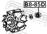 FEBEST Bearing (B8-85D)