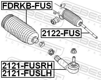 FEBEST Bellow, steering (FDRKB-FUS)