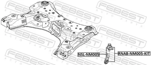 FEBEST Repair Kit, stabiliser coupling rod (RNAB-NM005-KIT)