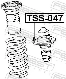 FEBEST Suspension Strut Support Mount (TSS-047)