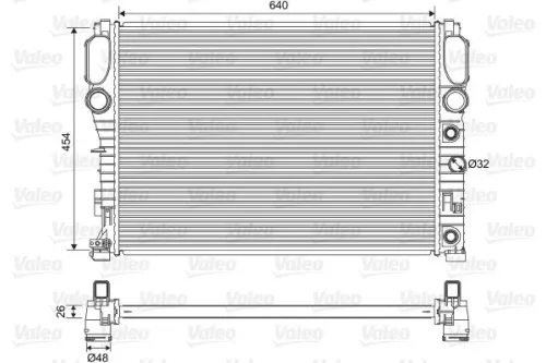Radiator, engine cooling